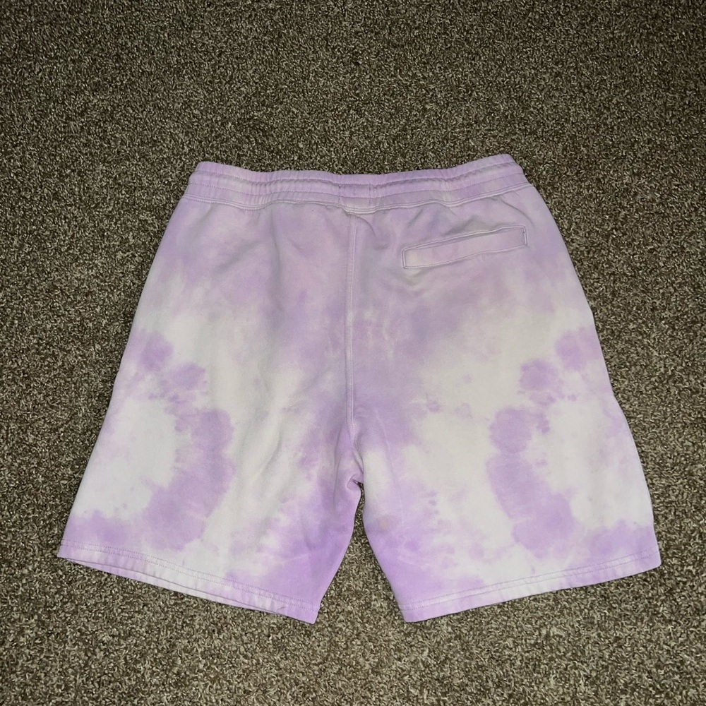 H&M Vintage OG Tie Die Purple White Shorts - Picture 2 of 3